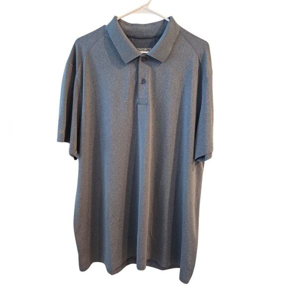 BONOBOS GOLF STANDARD FIT POLO. SIZE X- LARGE. HEATHERED BLUE. - Picture 1 of 7